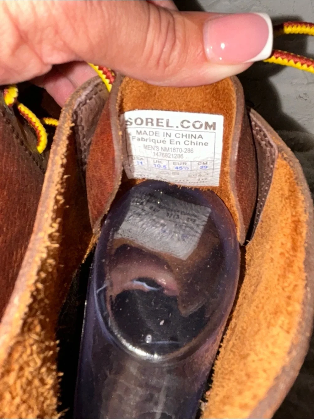 Sorel rugged leather